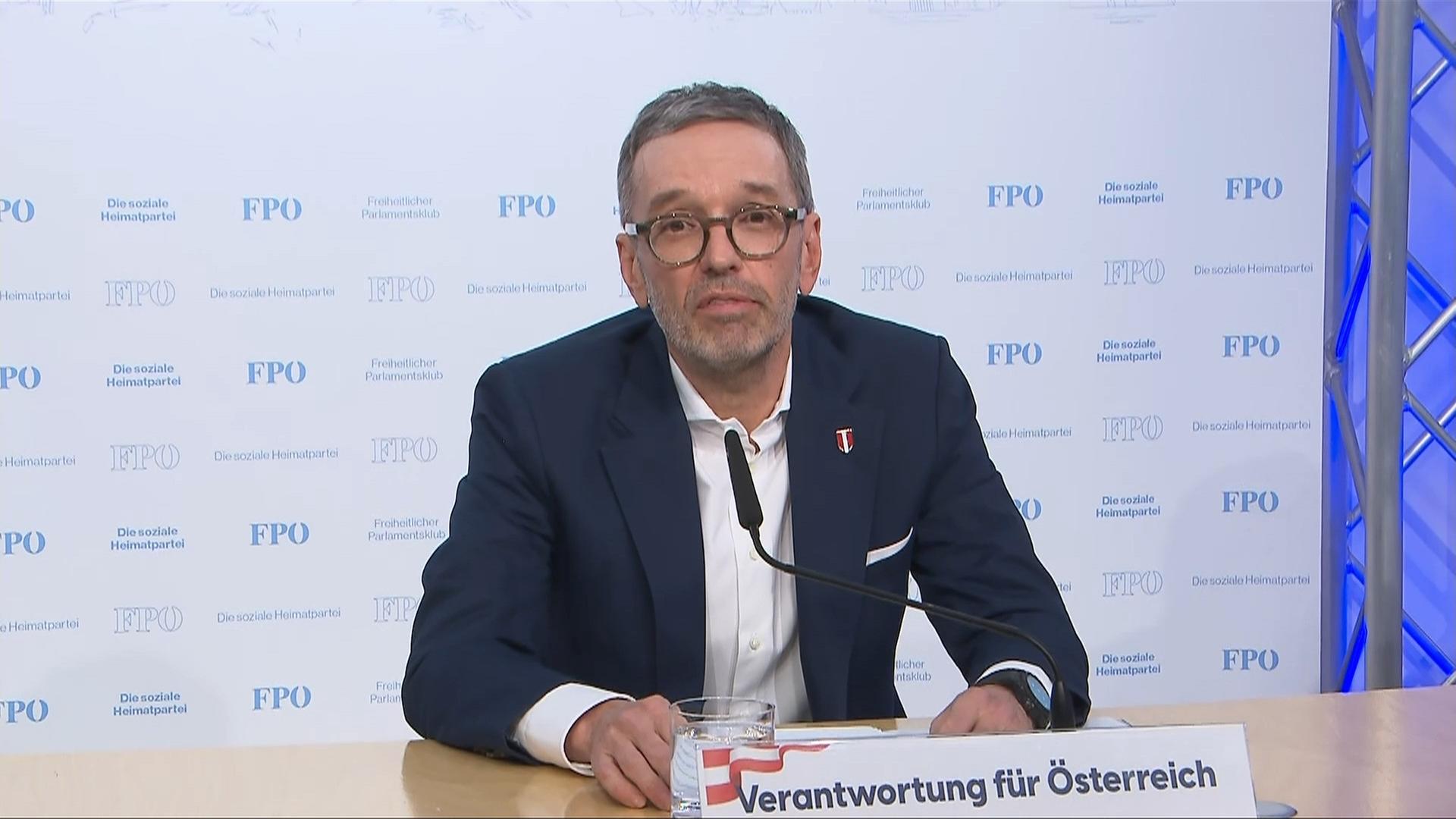 FPÖ-Chef Kickl zur Regierungsbildung