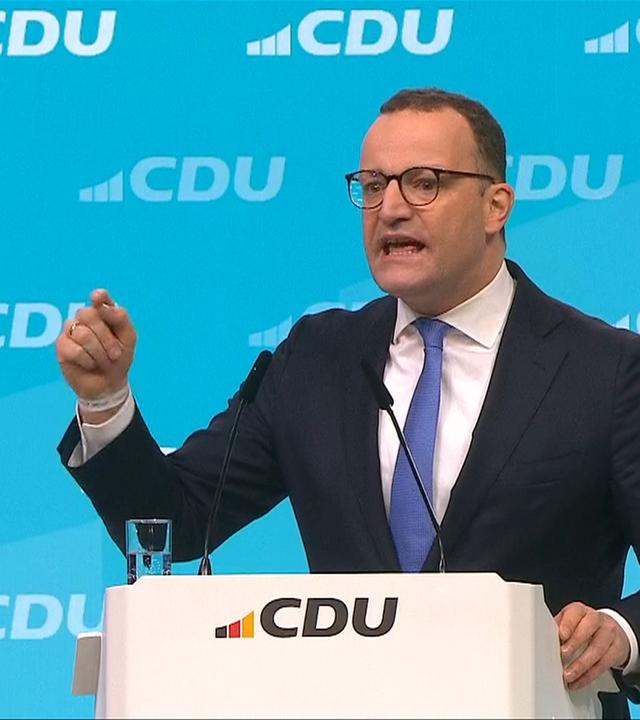 Fraktionsvorsitzender Jens Spahn: Rede auf CDU-Parteitag