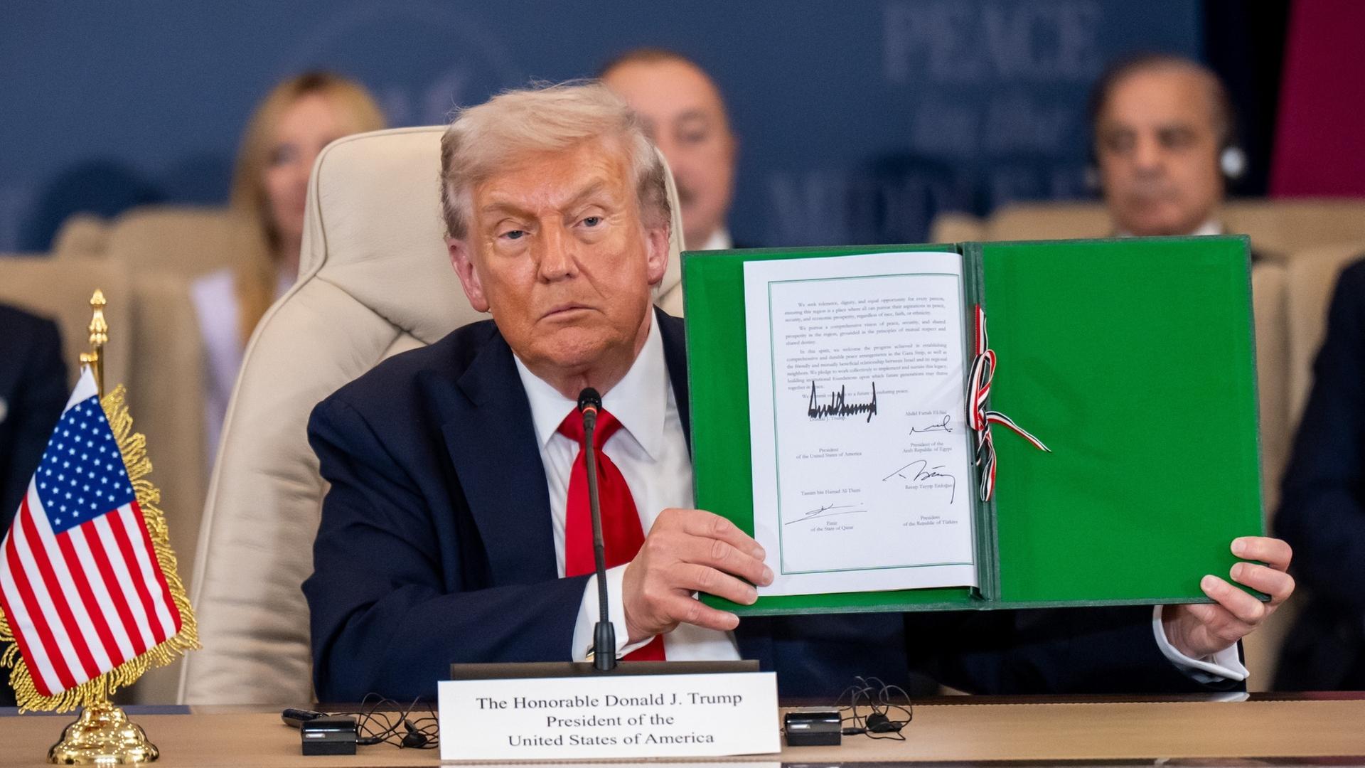 "Friedensplan" für Nahost: Unterzeichnung in Ägypten