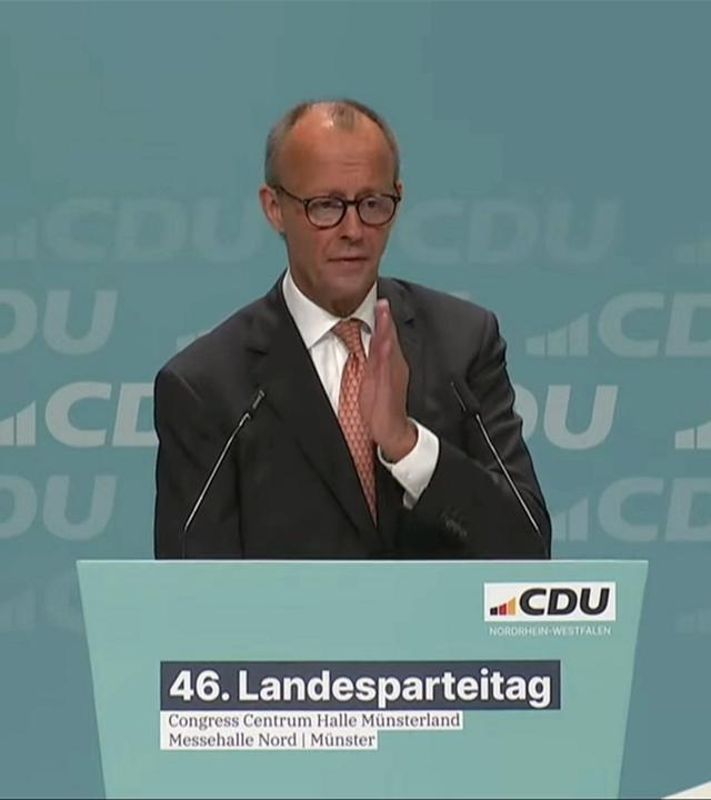 Friedrich Merz auf dem NRW-Parteitag der CDU