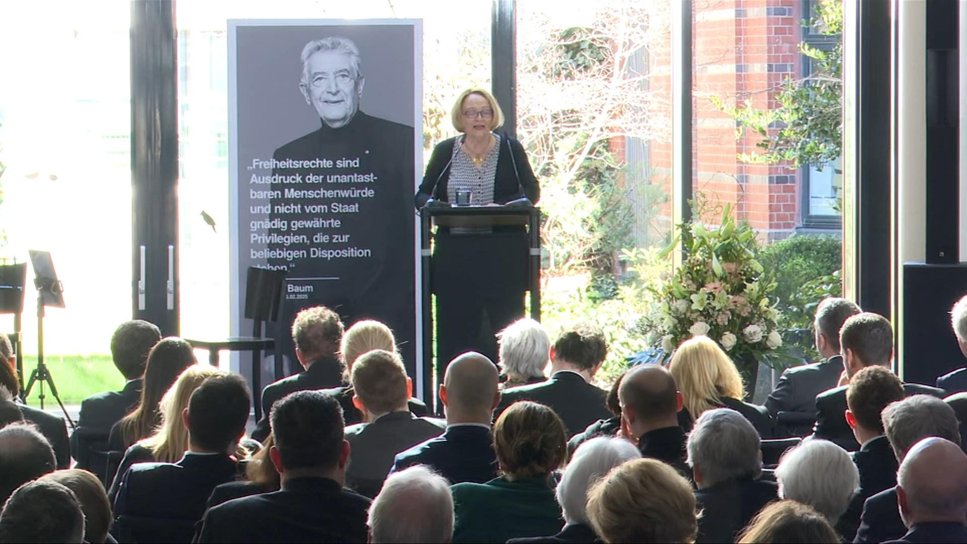 Gedenkfeier für Gerhart Baum