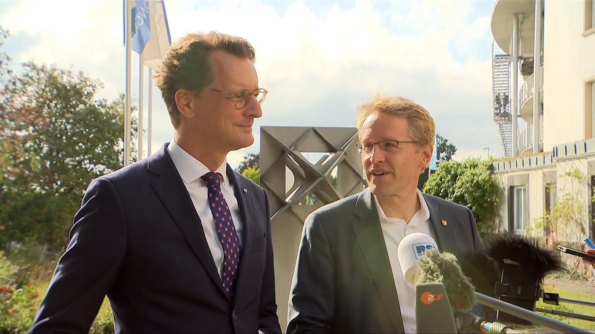 Gemeinsame Kabinettssitzung NRW und SH