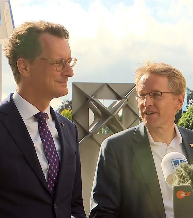 Gemeinsame Kabinettssitzung NRW und SH