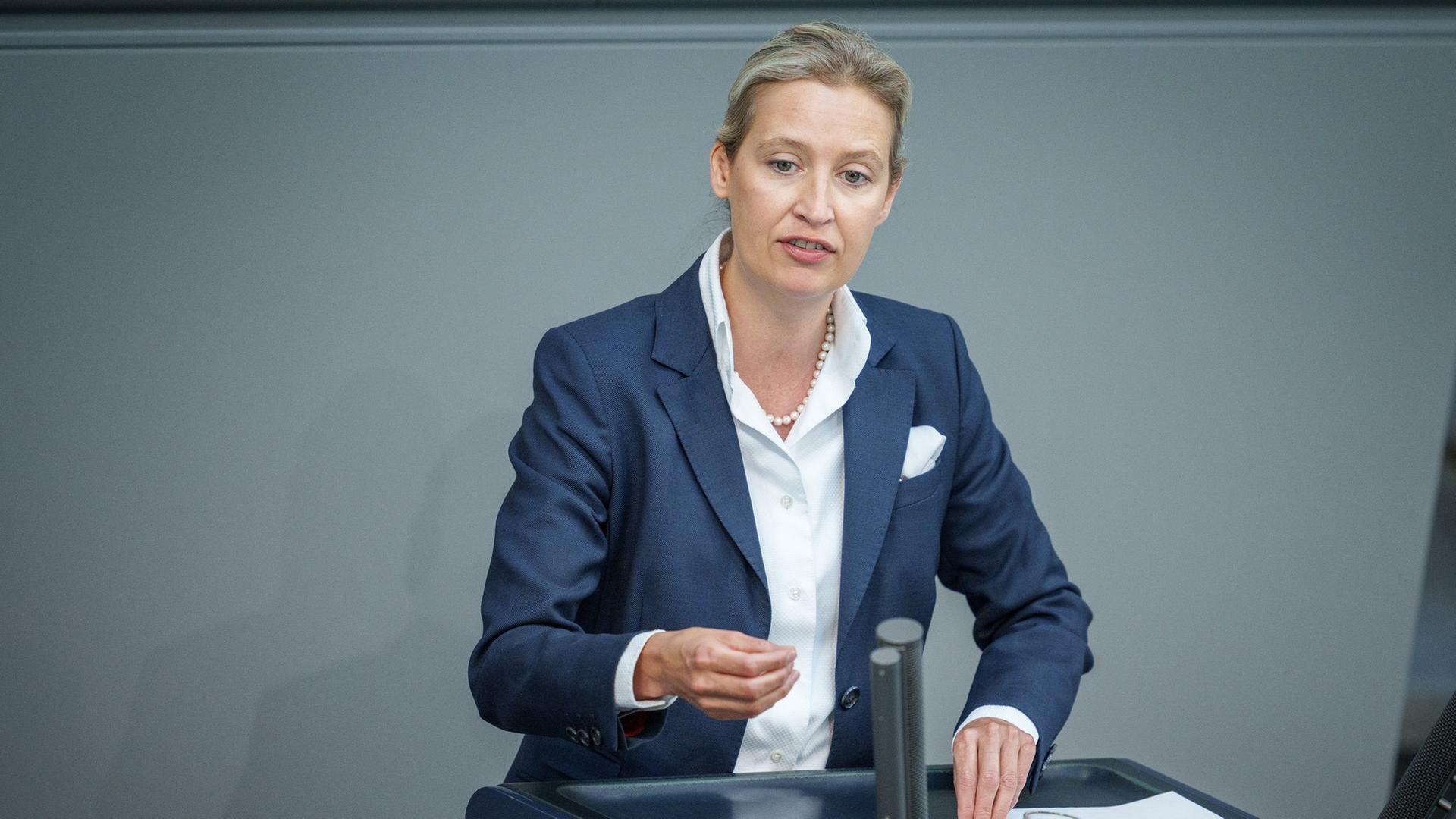 Generaldebatte: Alice Weidel (AfD)