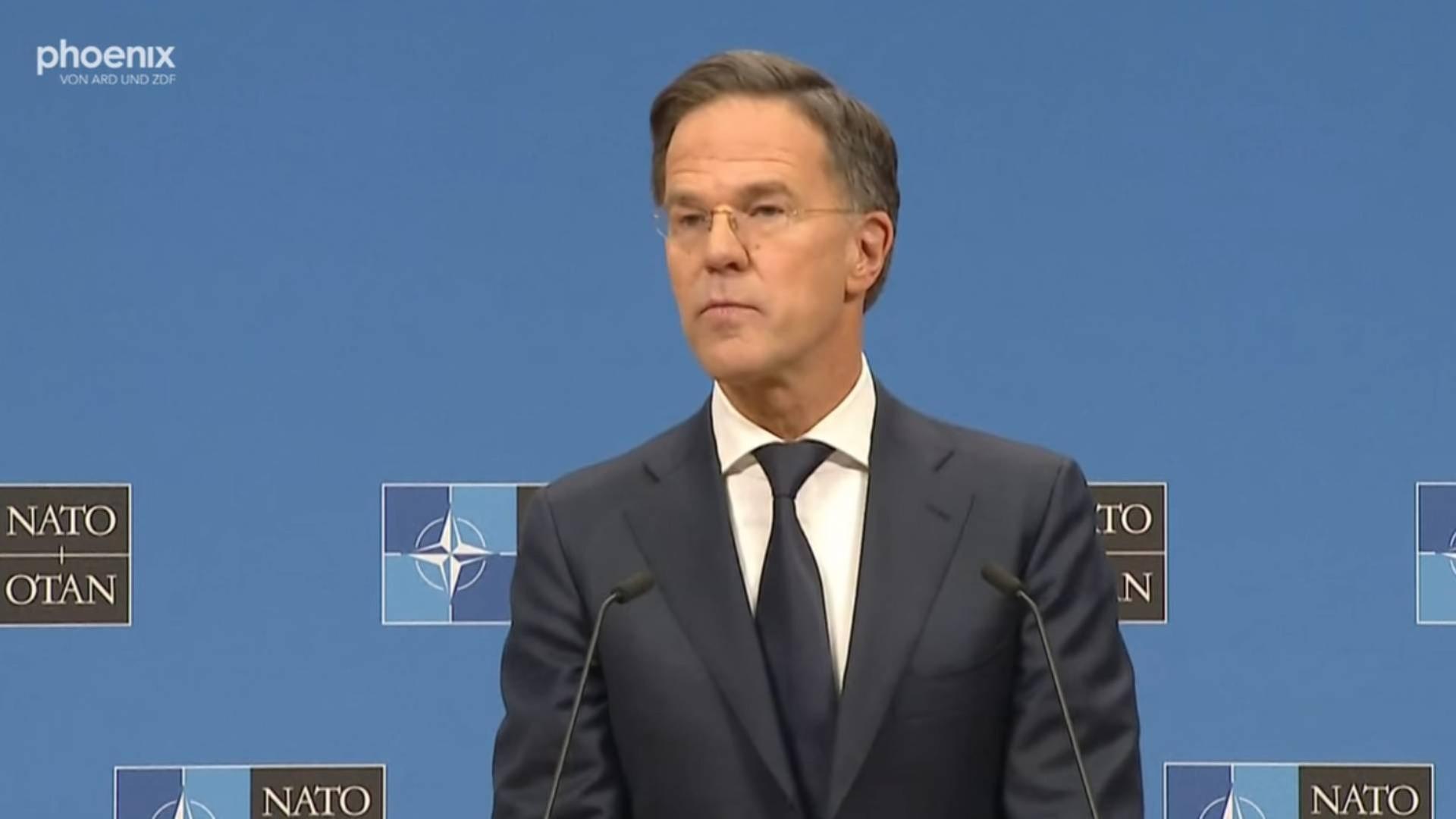 Generalsekretär Rutte vor NATO-Treffen