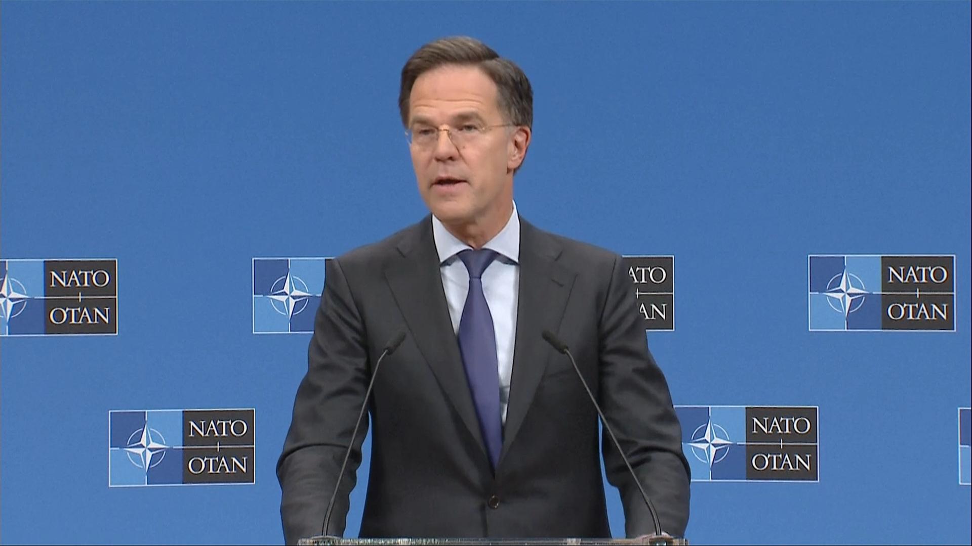 Generalsekretär Rutte zum NATO-Treffen