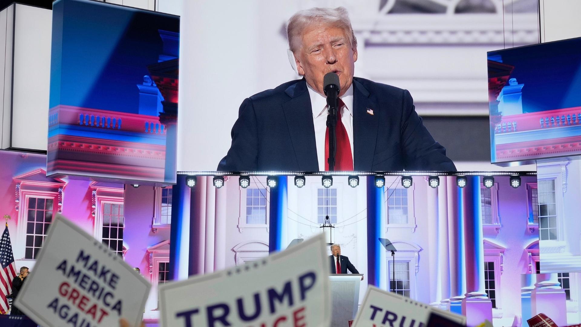 Gesamte Rede von Donald Trump (eng./OT)