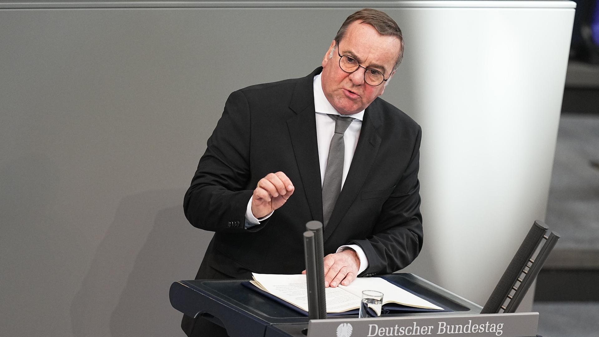 Grundgesetz-Debatte: Boris Pistorius (SPD)