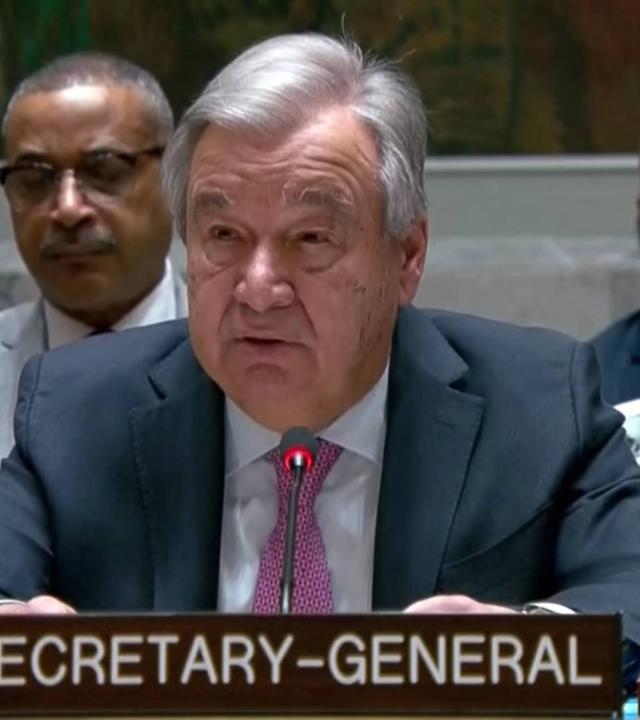 Guterres (UN) zu Irans Angriff auf Israel