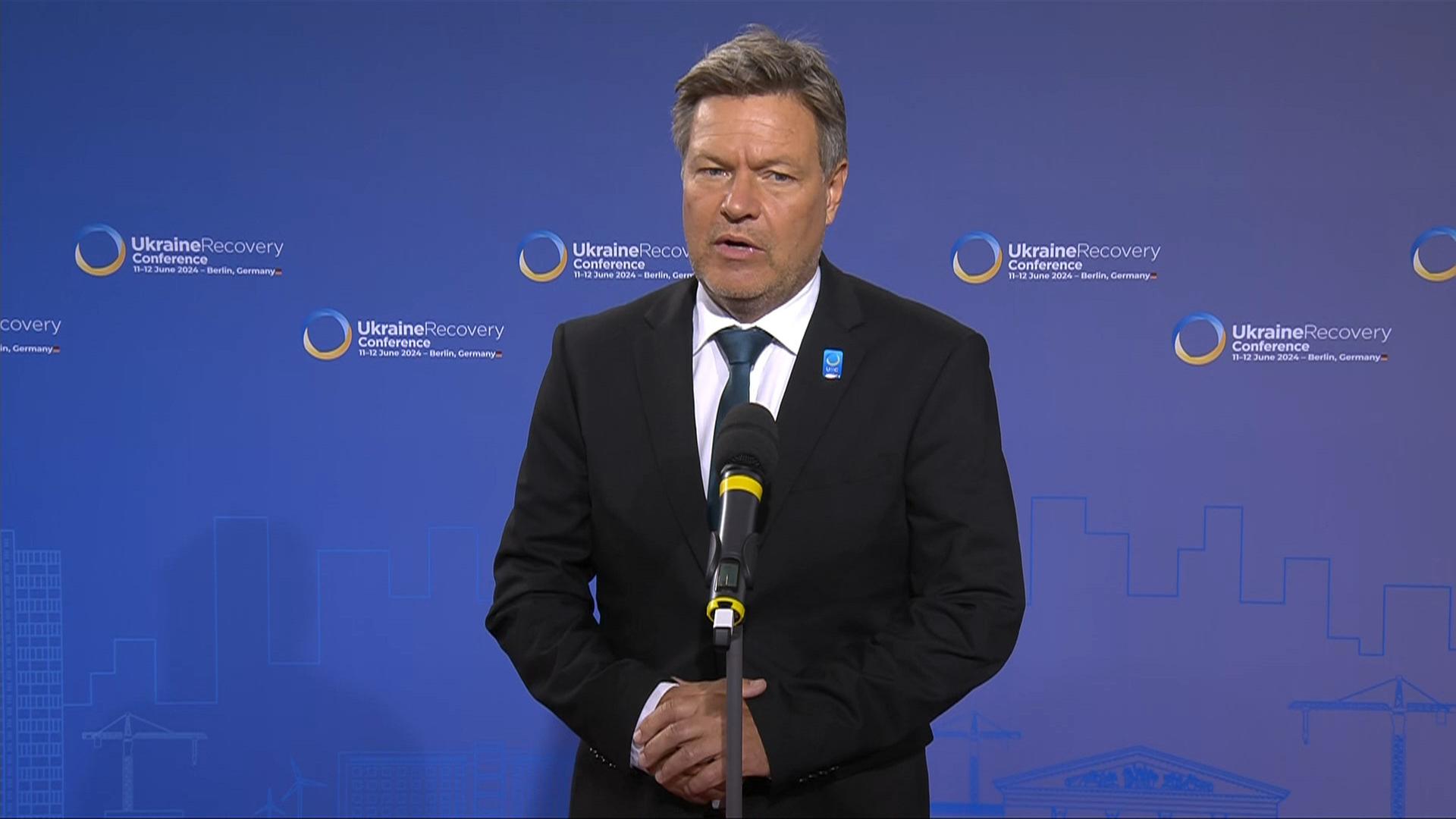 Habeck und Schulze zur Ukraine Recovery Conference