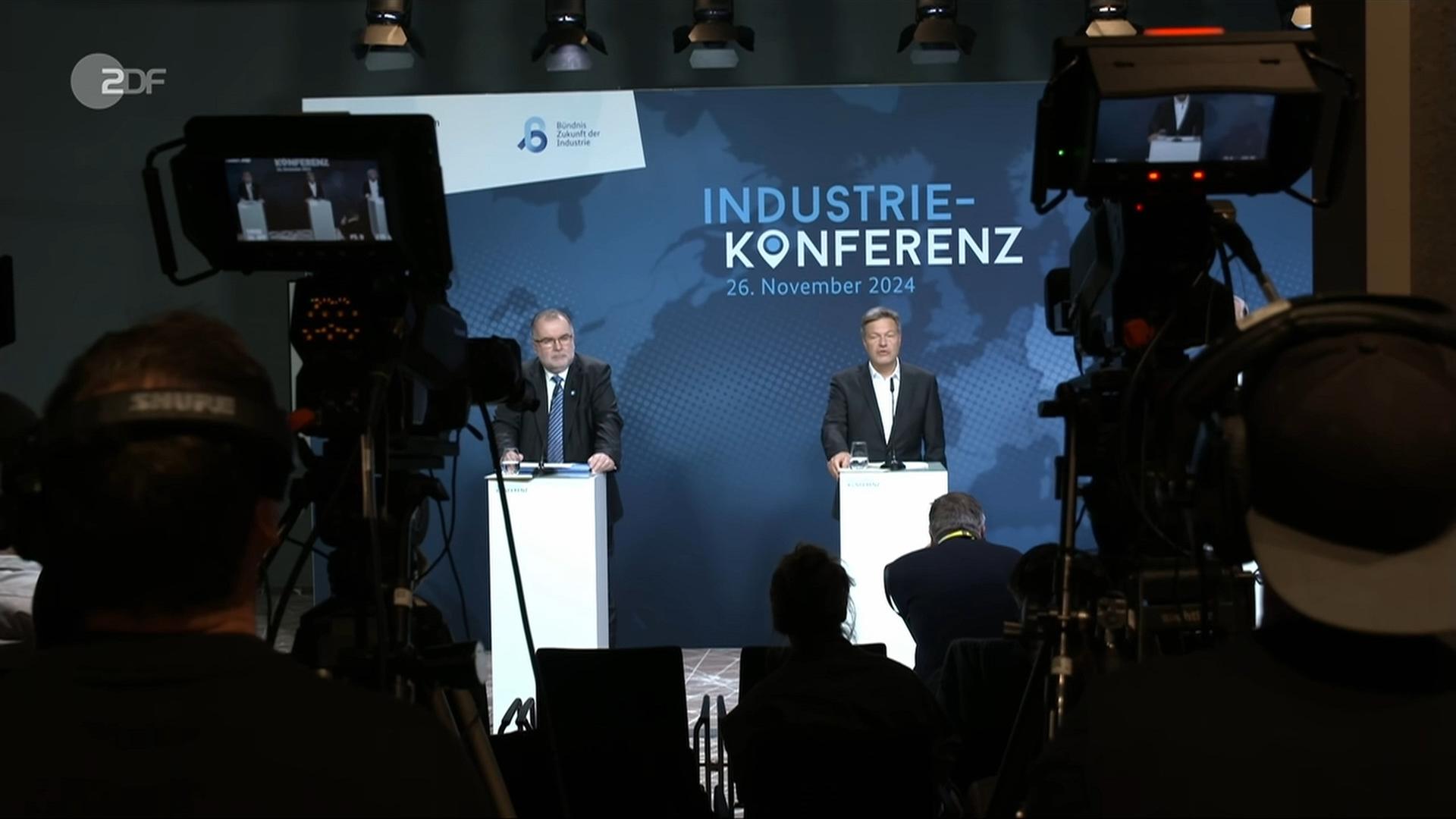 Industriegipfel 2024, Vorab-Pressekonferenz