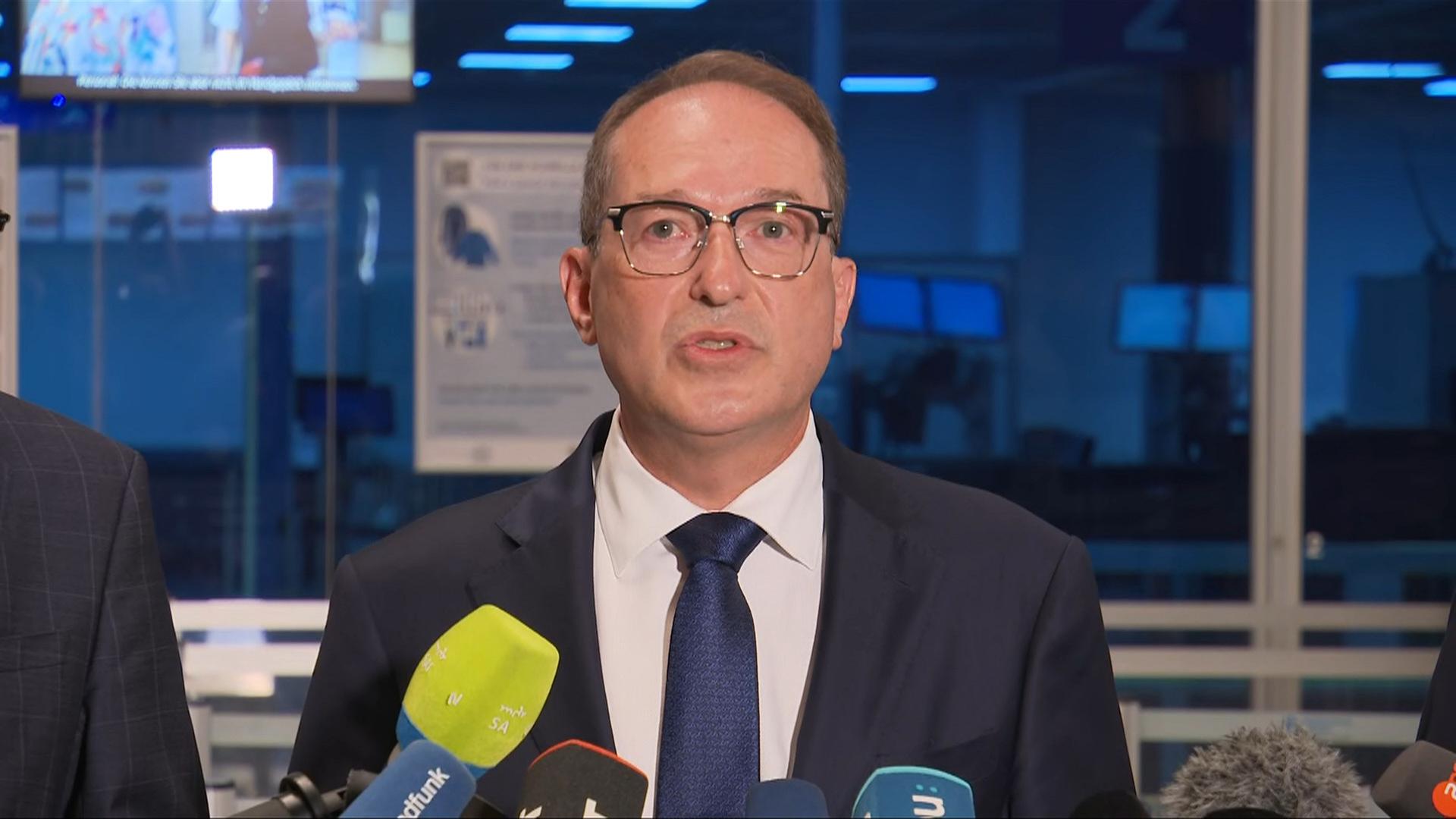 Innenminister Alexander Dobrindt zum Drohnenvorfall in Leipzig/Halle