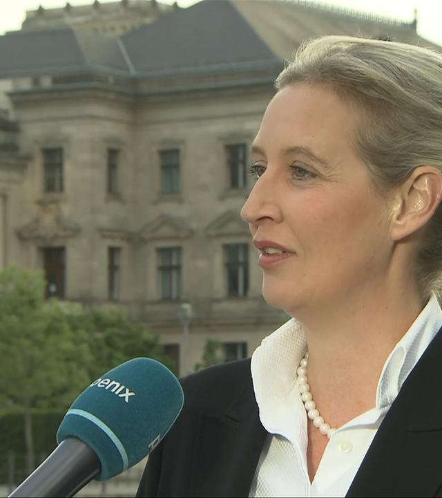 Interview mit Alice Weidel (AfD-Parteivorsitzende)