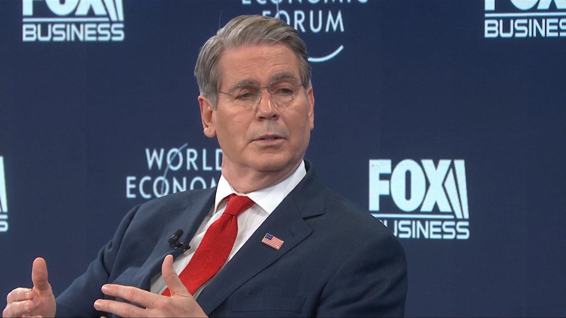 Interview mit US-Finanzminister Scott Bessent auf dem Weltwirtschaftsforum in Davos