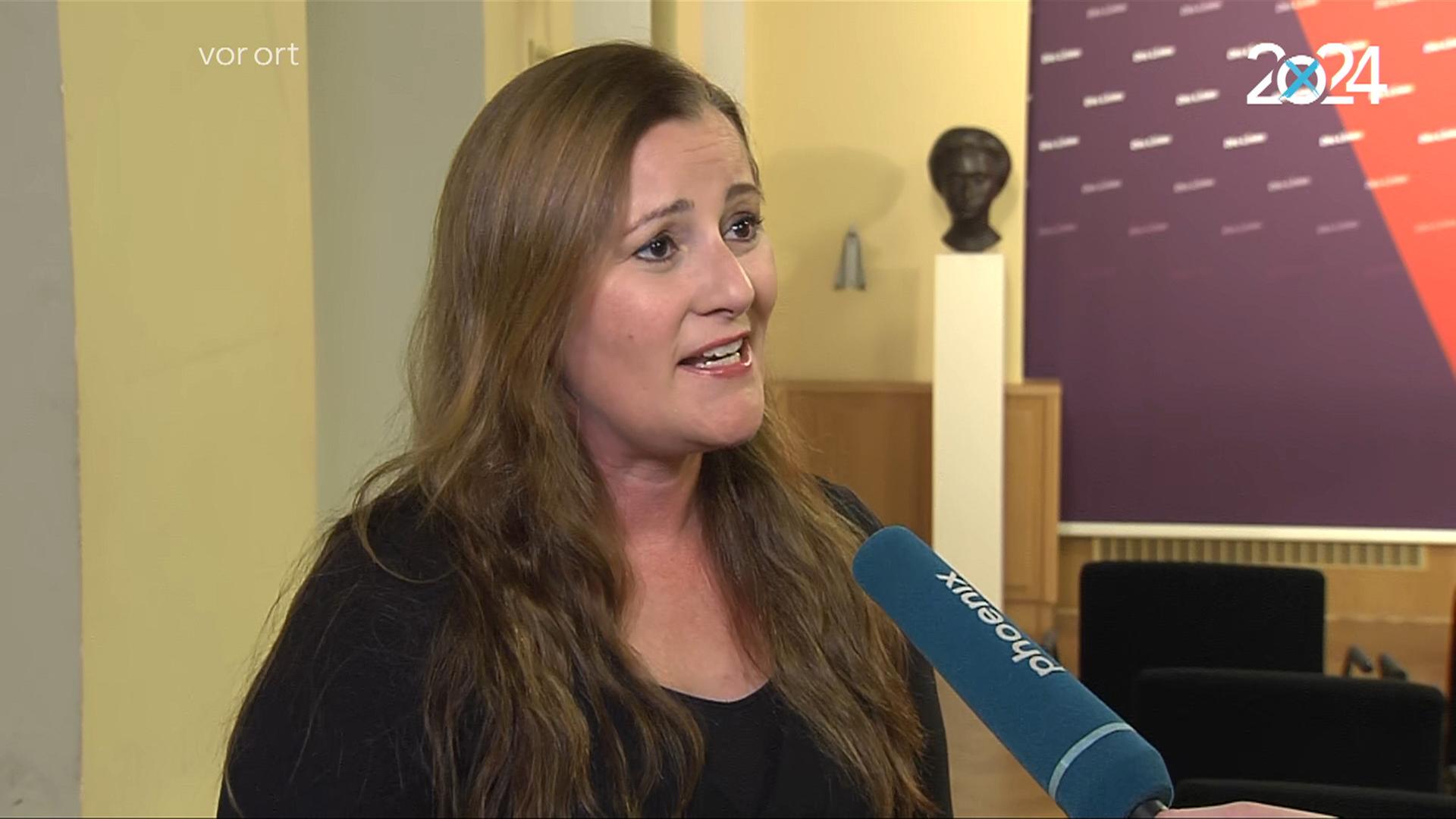 Janine Wissler - Die Linke am Wahlabend