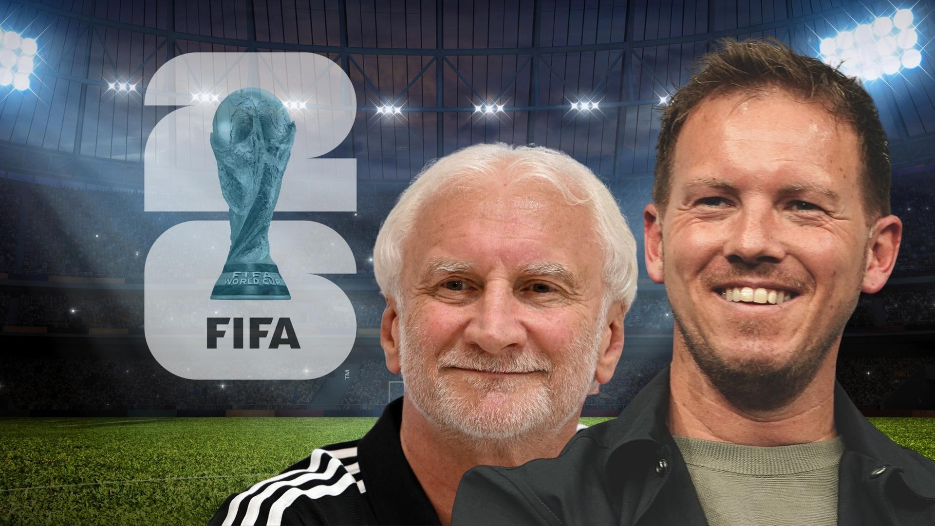 Julian Nagelsmann und Rudi Völler zur WM-Vorbereitung