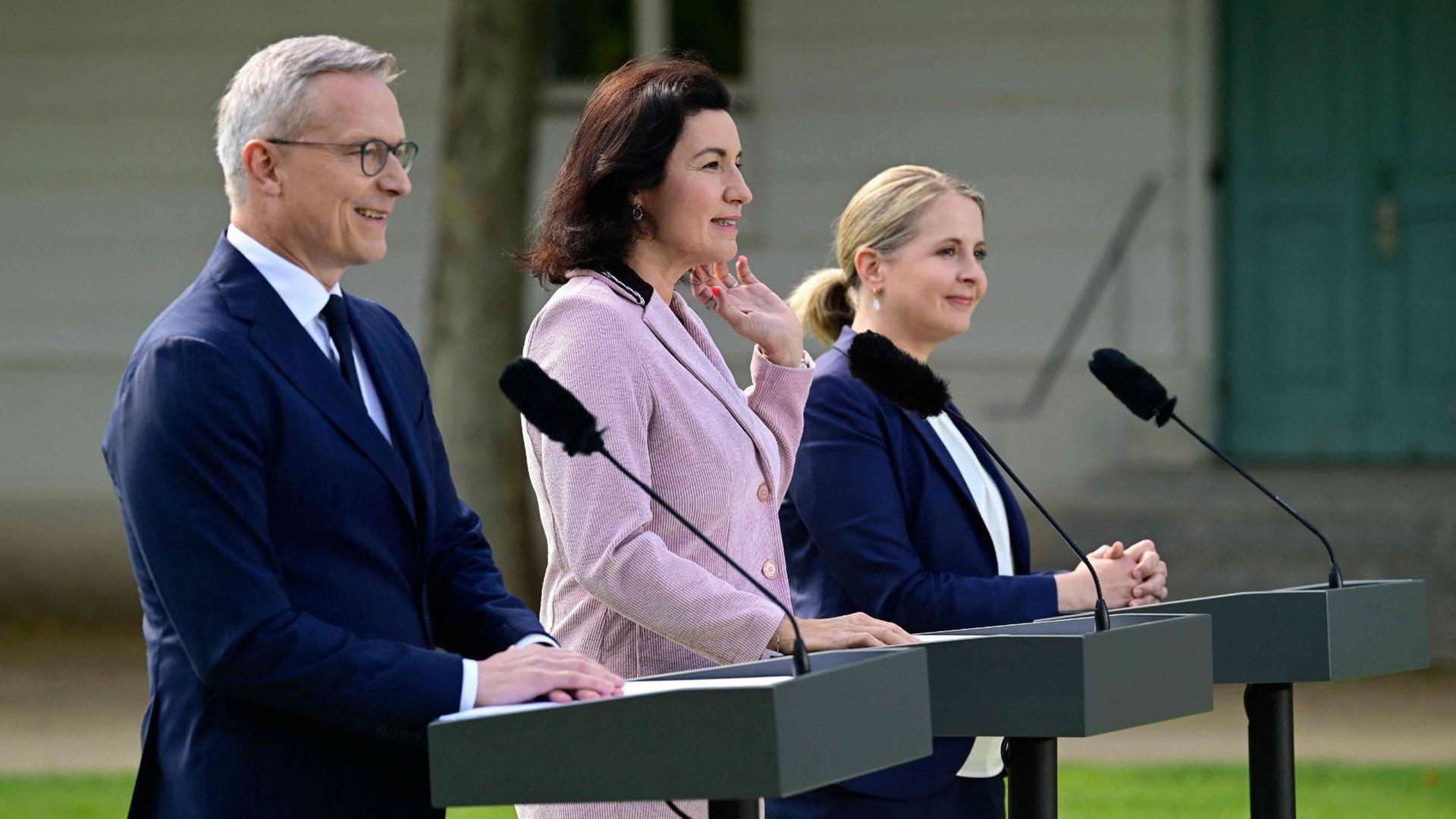 Kabinettsklausur: Erste Ministerstatements
