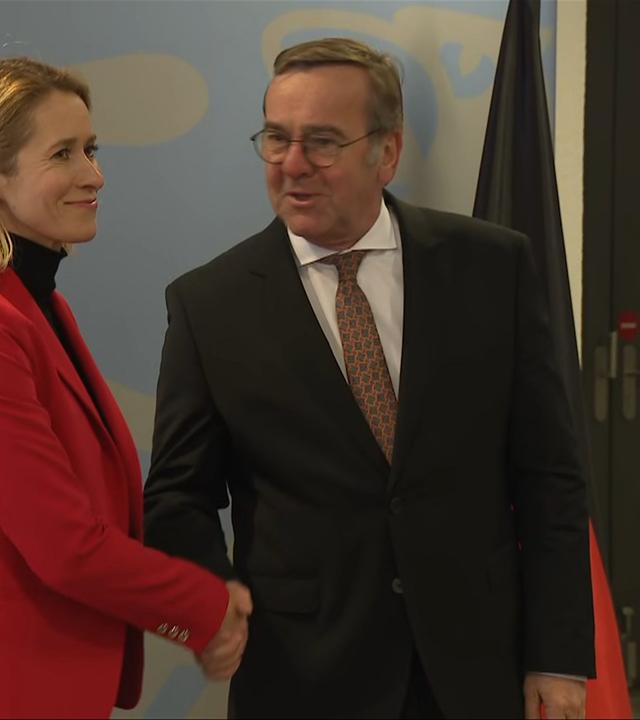 Katja Kallas trifft Boris Pistorius