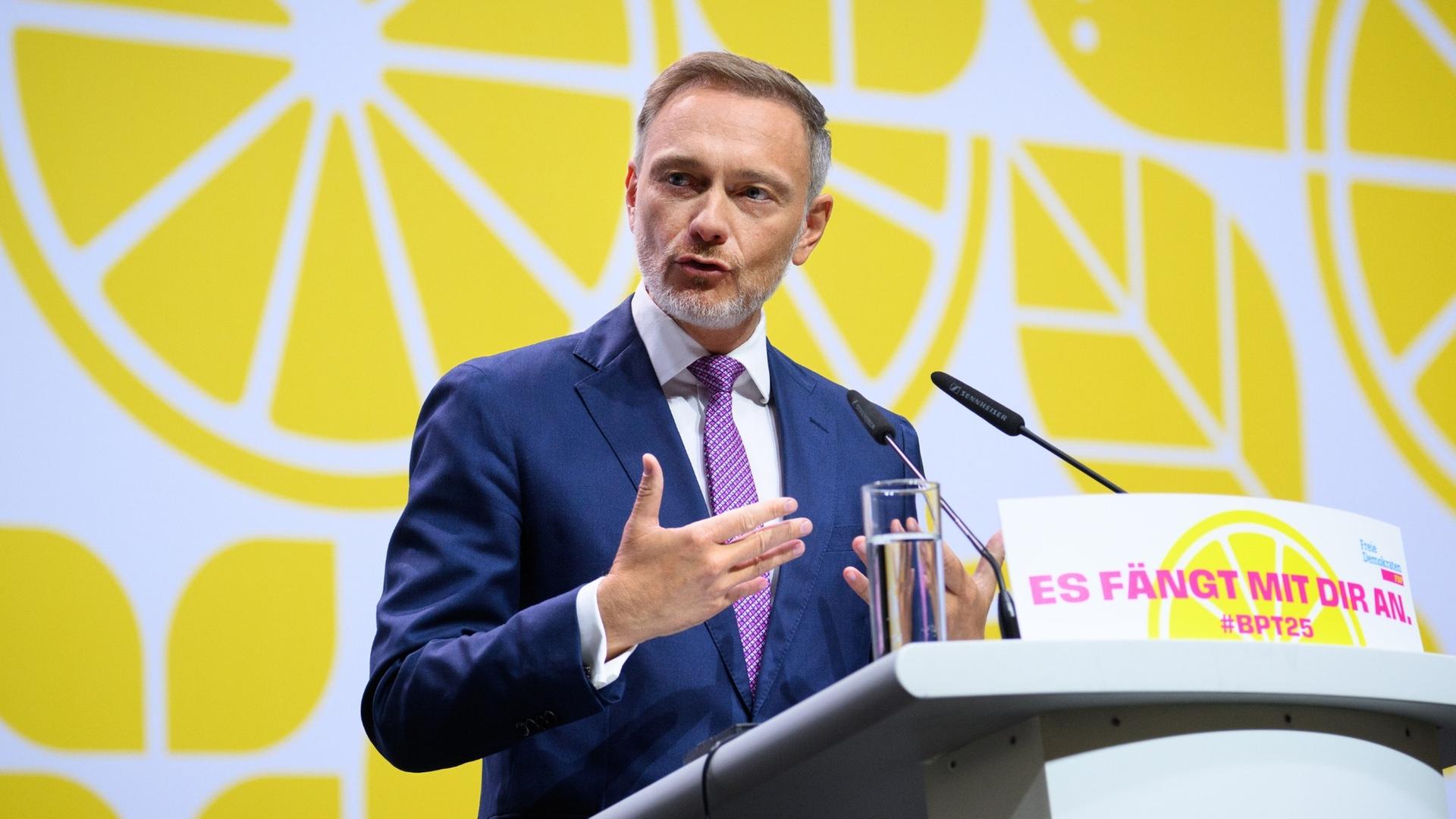 Lindner: Liberale Demokratie ohne liberale Partei nicht denkbar