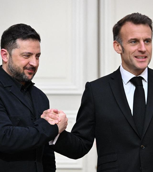 Macron empfängt Selenskyj in Paris