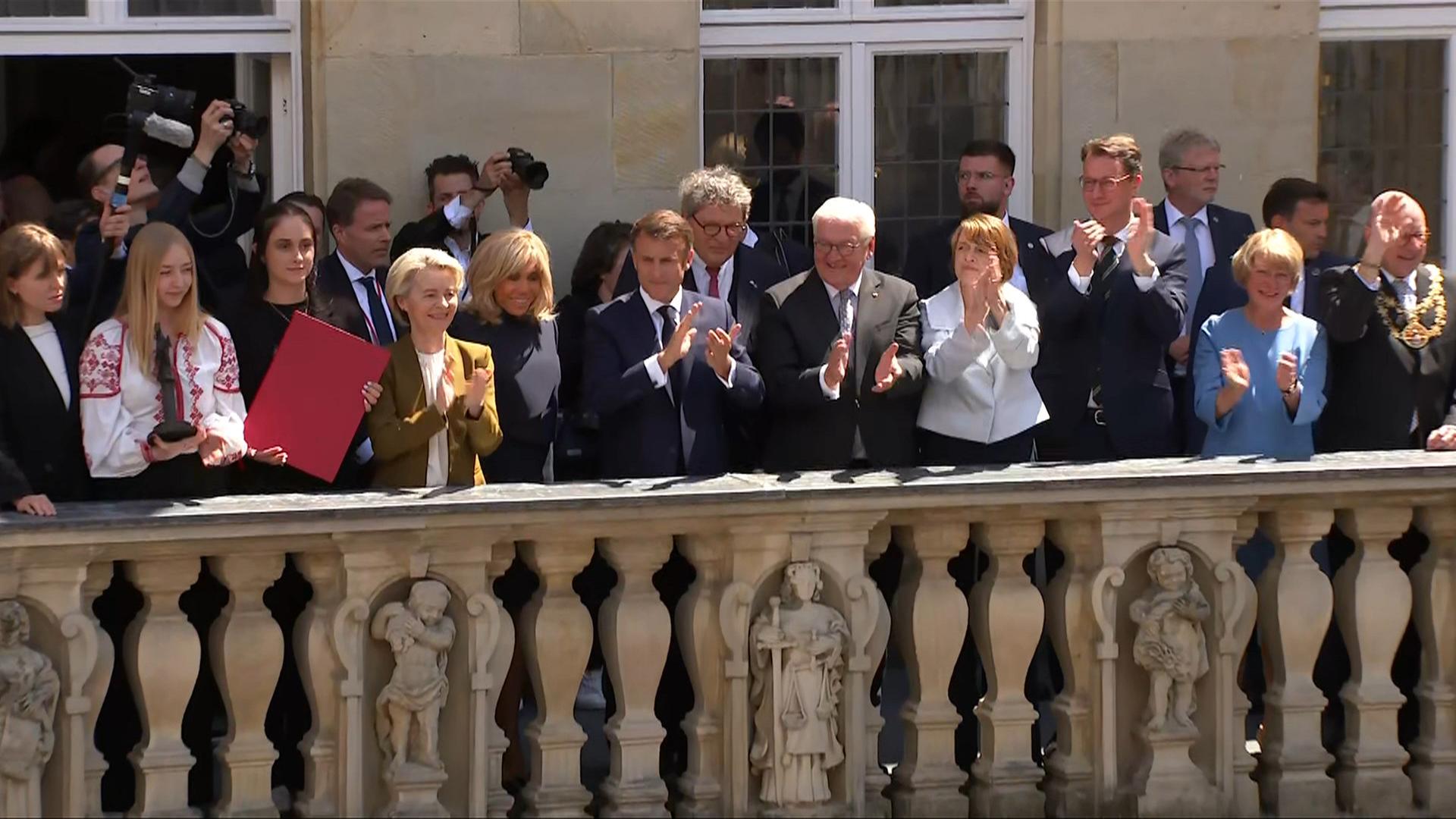 Macron erhält Westfälischen Friedenspreis