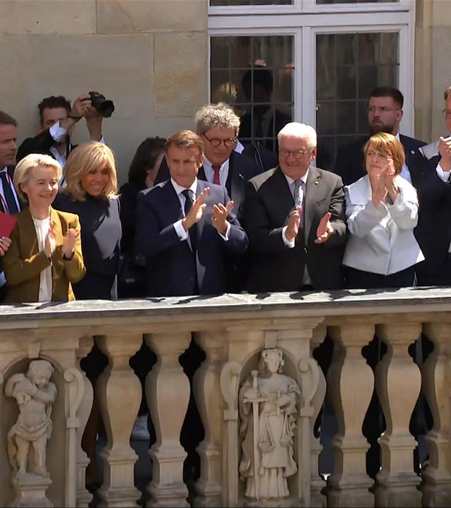 Macron erhält Westfälischen Friedenspreis