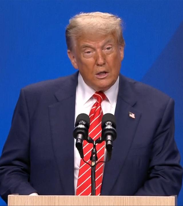 Macron und Trump nach NATO-Gipfel