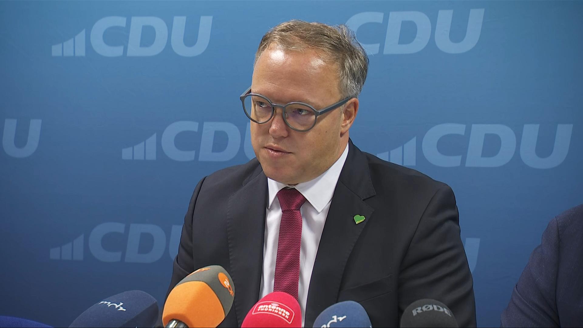 Mario Voigt zum kommenden CDU-Landesparteitag in Thüringen
