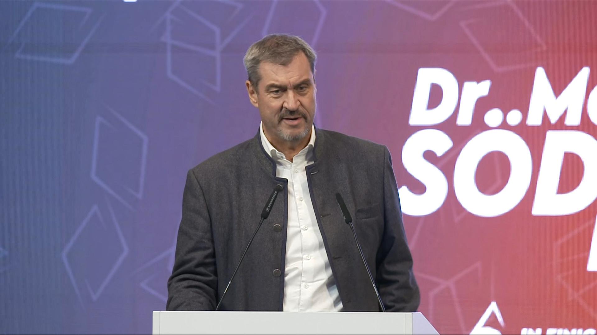 Markus Söder (CSU) bei der Jungen Union