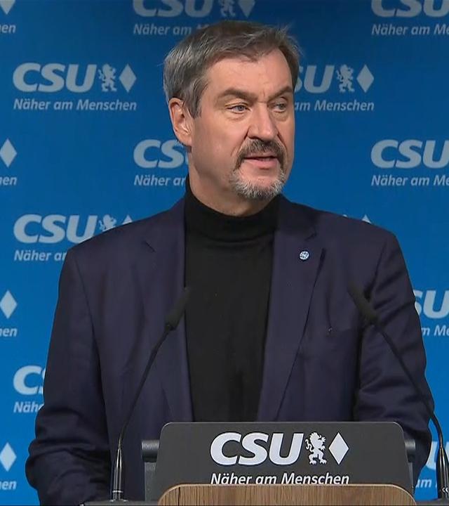 Markus Söder zum Ende der Koalition