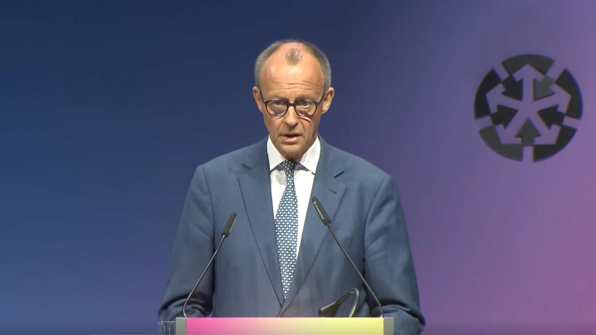 Merz beim Tag der Deutschen Industrie