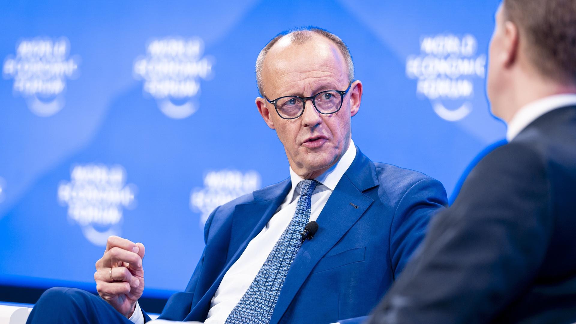 Merz beim Weltwirtschaftsforum