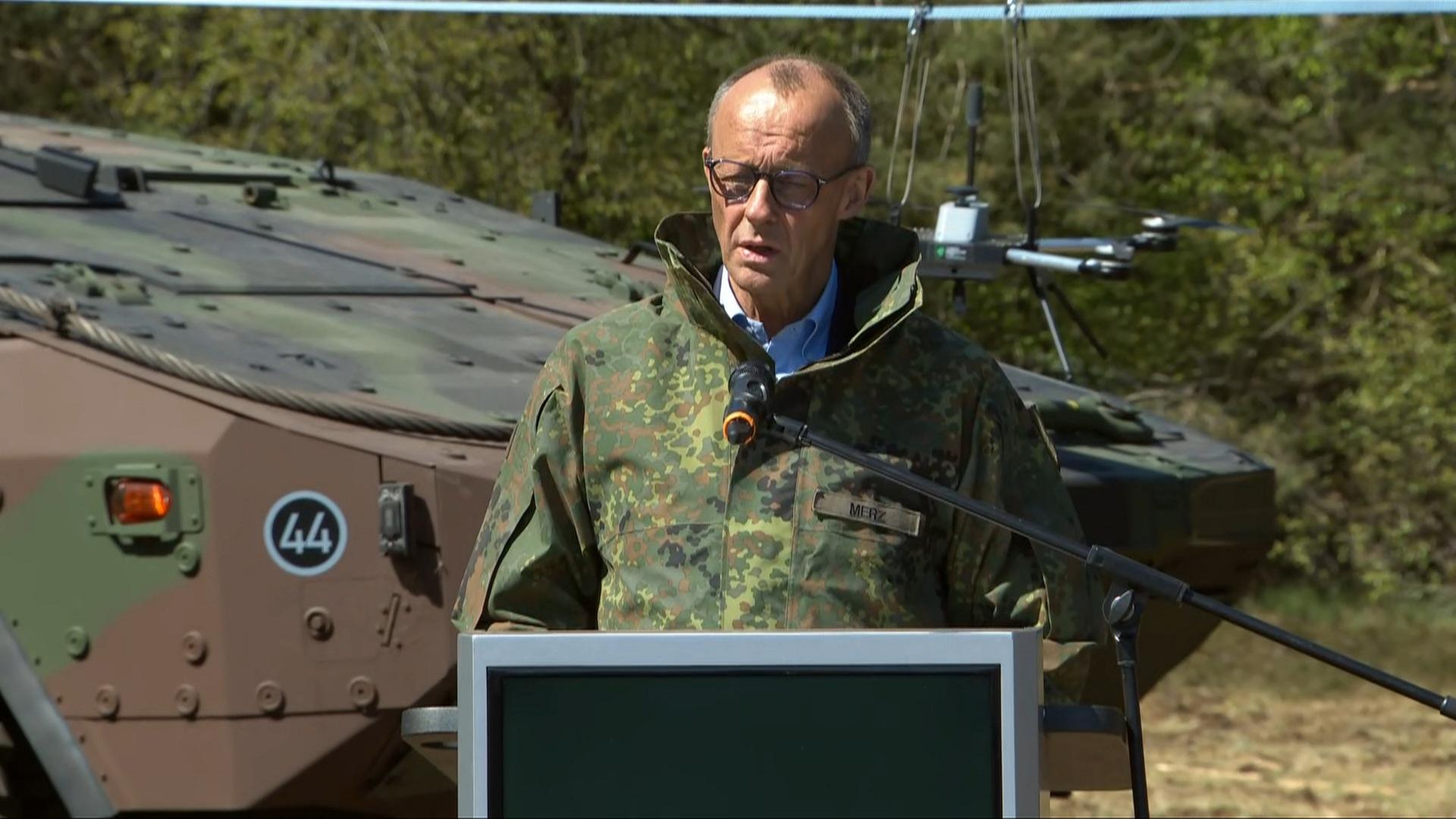 Merz: Führungsrolle in Europa und NATO auch militärisch gerecht werden