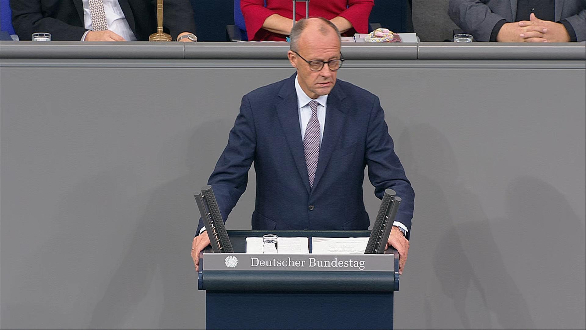 Merz: "Nur Stärke bewahrt Frieden"