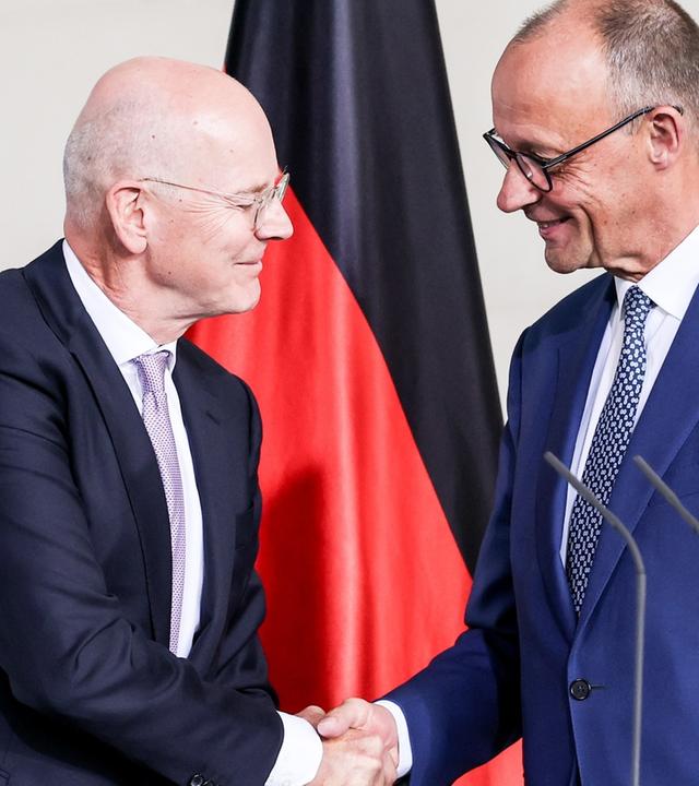 Merz stellt Investitionsbeauftragten Blessing vor