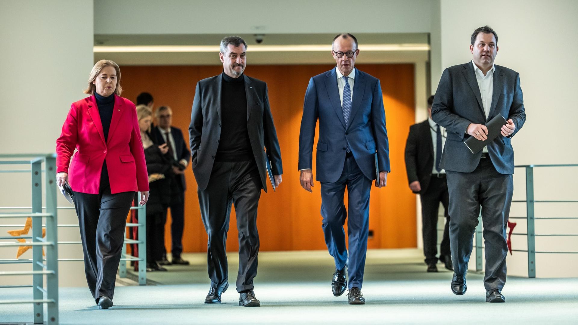 Merz: "Zentrale Themen sind und bleiben Wettbewerb und Souveränität"