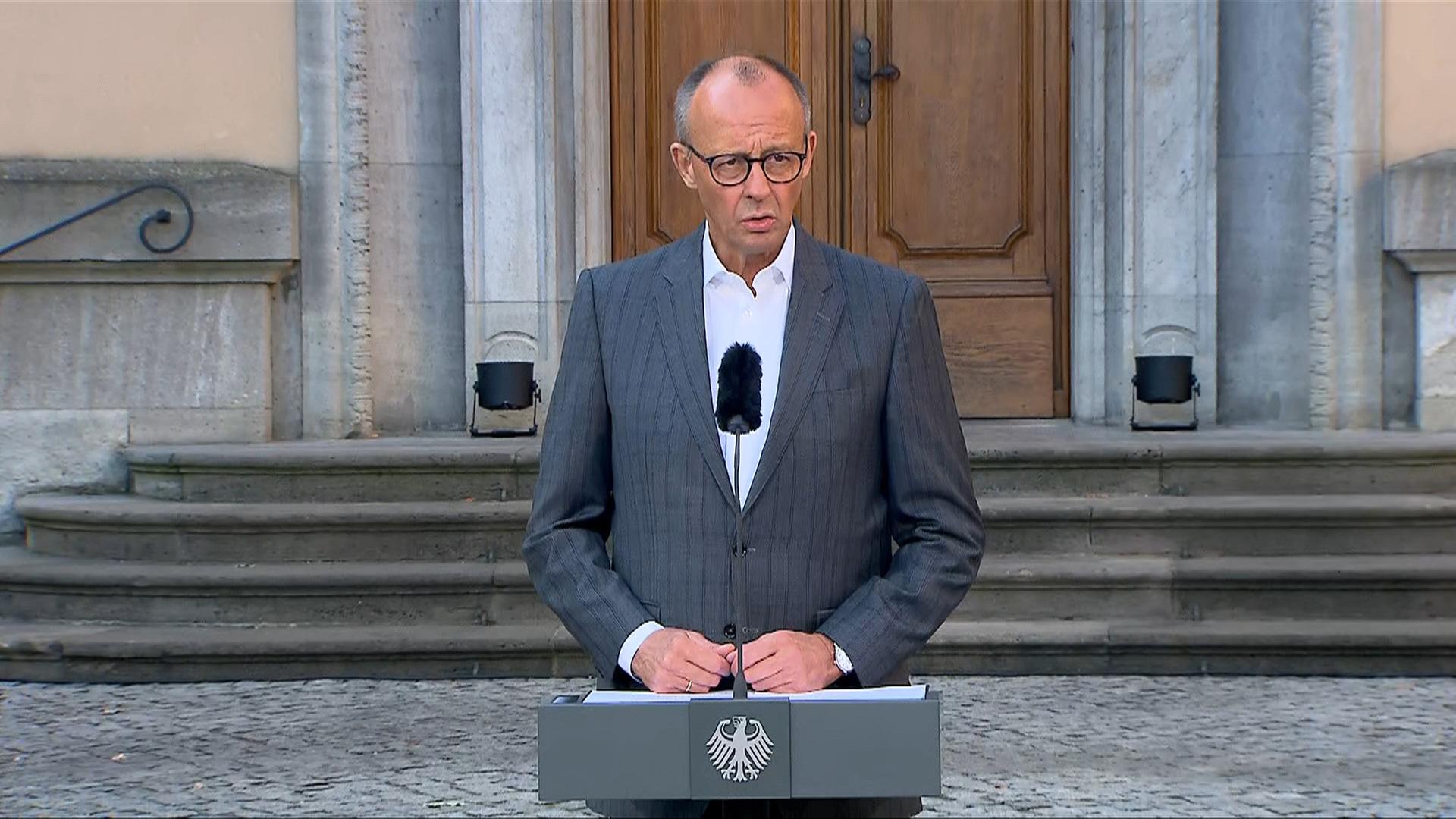 Merz zum Auftakt der Kabinettsklausur