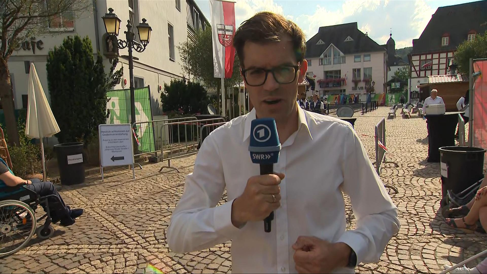 Michael Eiden vor der Gedenkveranstaltung zur Ahrtal-Flut