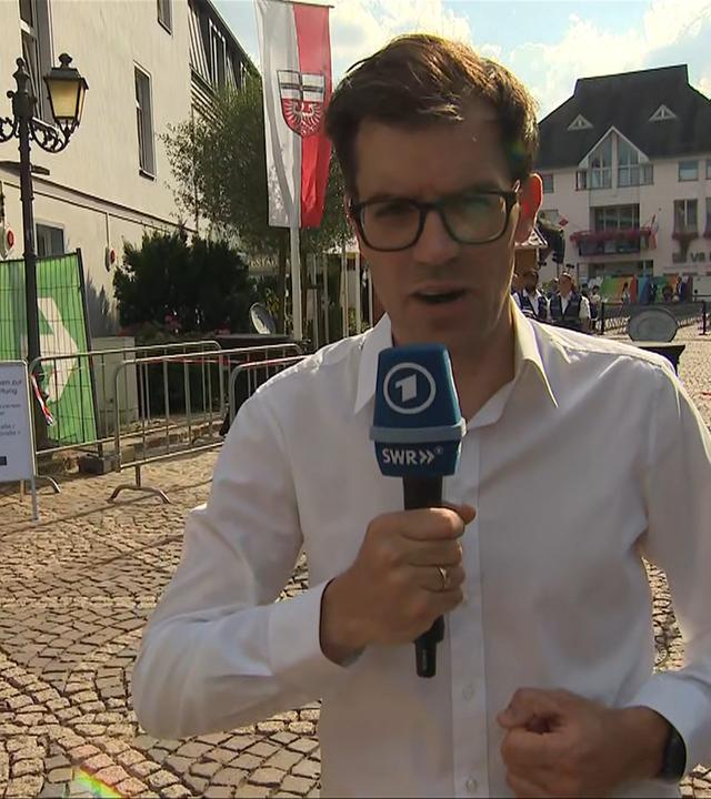 Michael Eiden vor der Gedenkveranstaltung zur Ahrtal-Flut