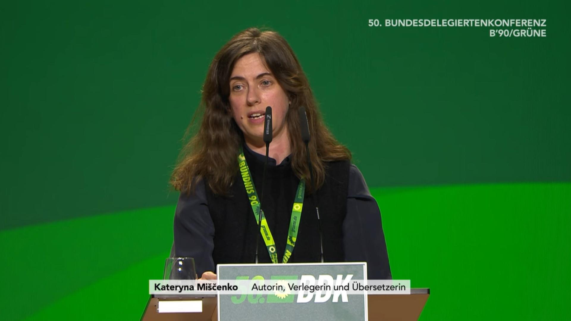 Miscenko zu Gast beim Grünen-Parteitag