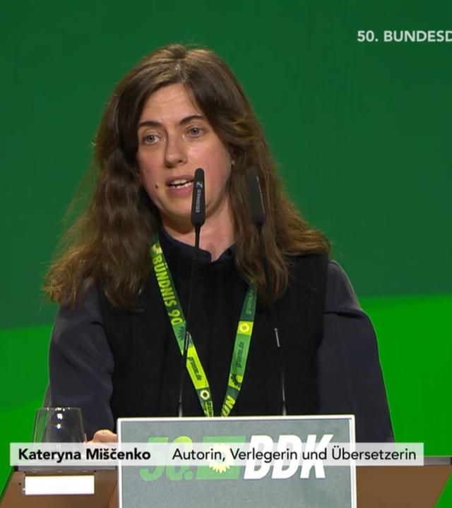 Miscenko zu Gast beim Grünen-Parteitag