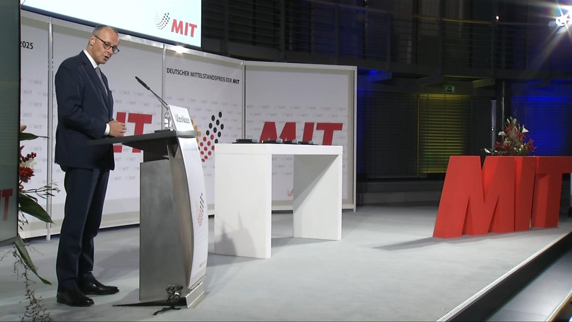Mittelstandspreis: Laudatio von Bundeskanzler Friedrich Merz