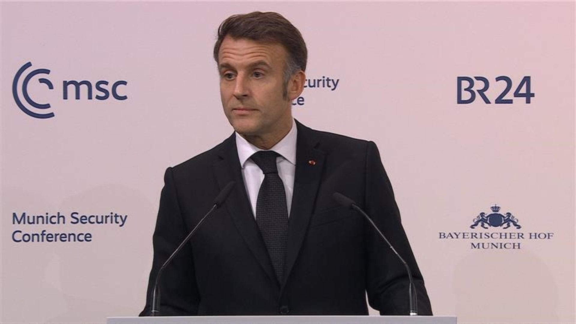 MSC - 1. Tag: u.a. Rede von Emmanuel Macron