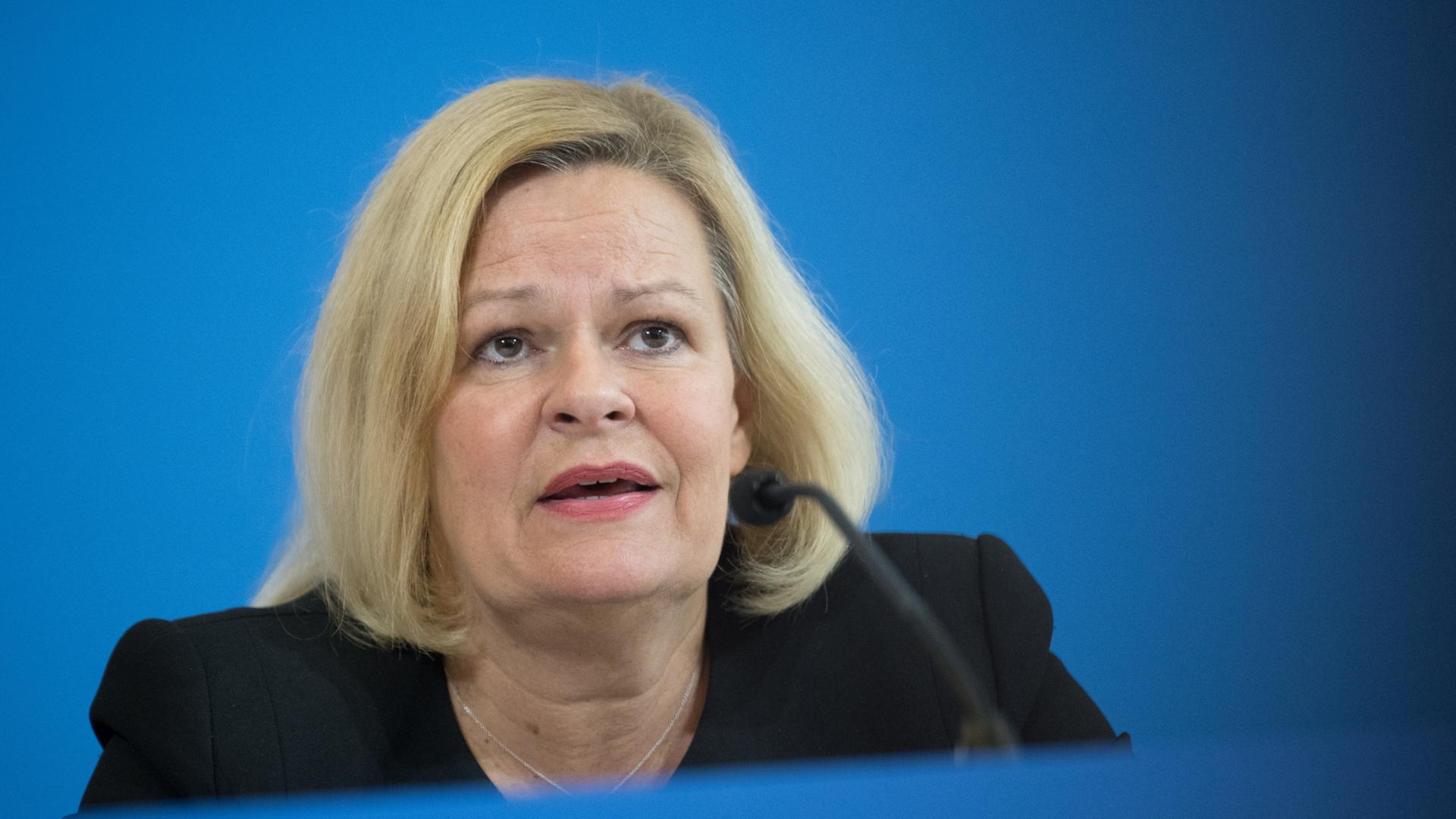 Nancy Faeser zum neuen Sprengstoffgesetz