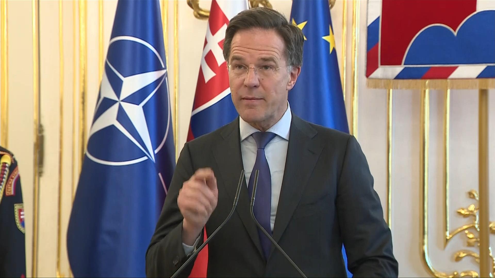 NATO-Generalsekretär Rutte in der Slowakei