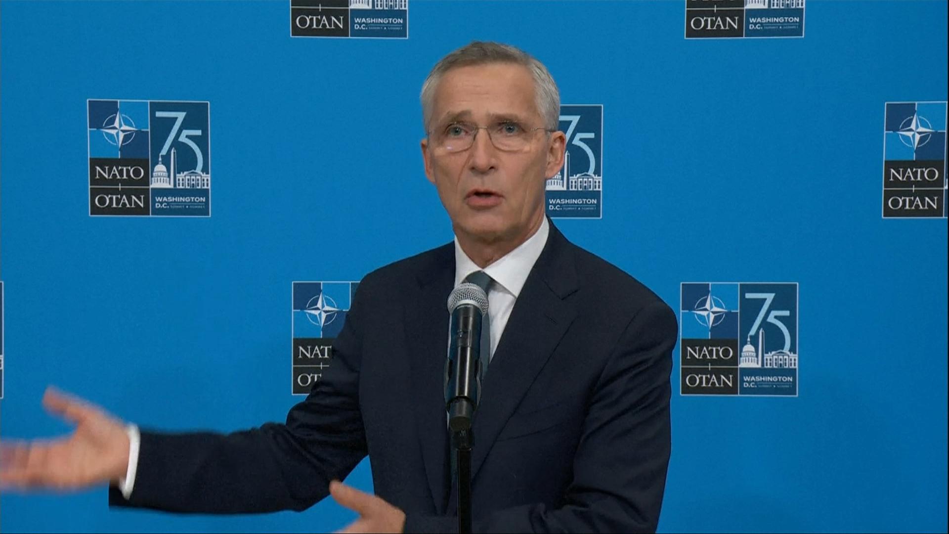NATO-Gipfel: Pressekonferenz Stoltenberg