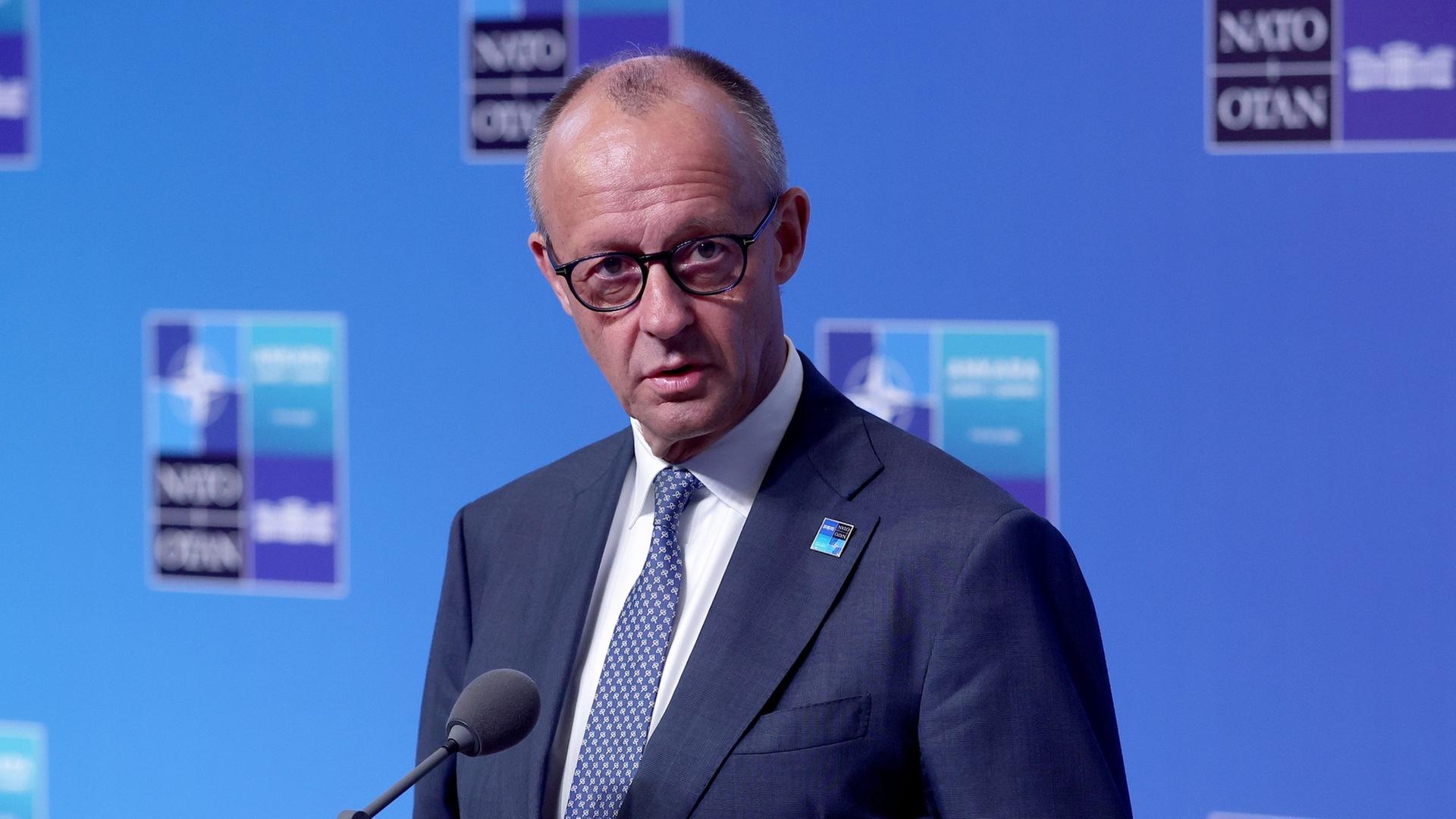 NATO-Gipfel: Statements Friedrich Merz und Mark Rutte