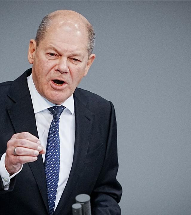 Olaf Scholz in der Generaldebatte