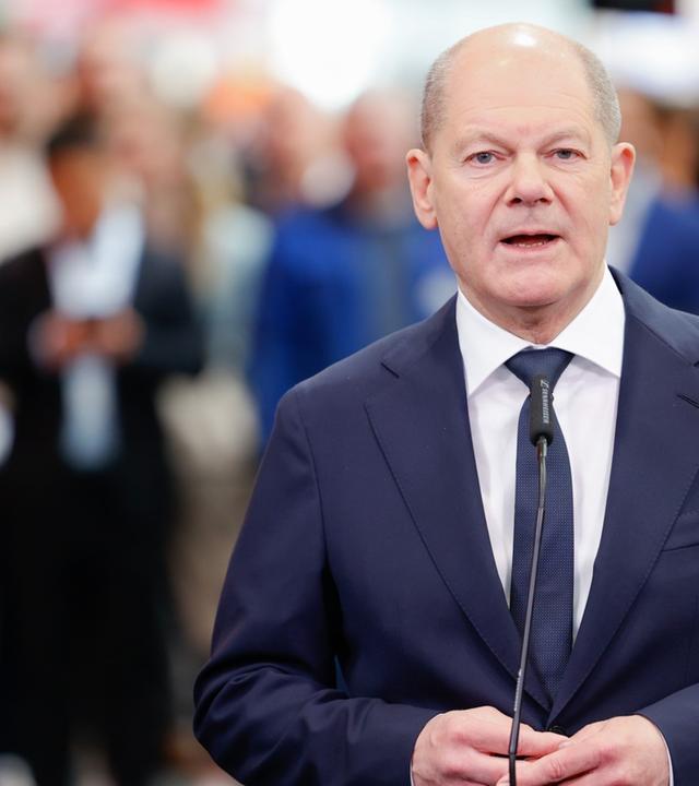 Olaf Scholz zur Hannover Messe