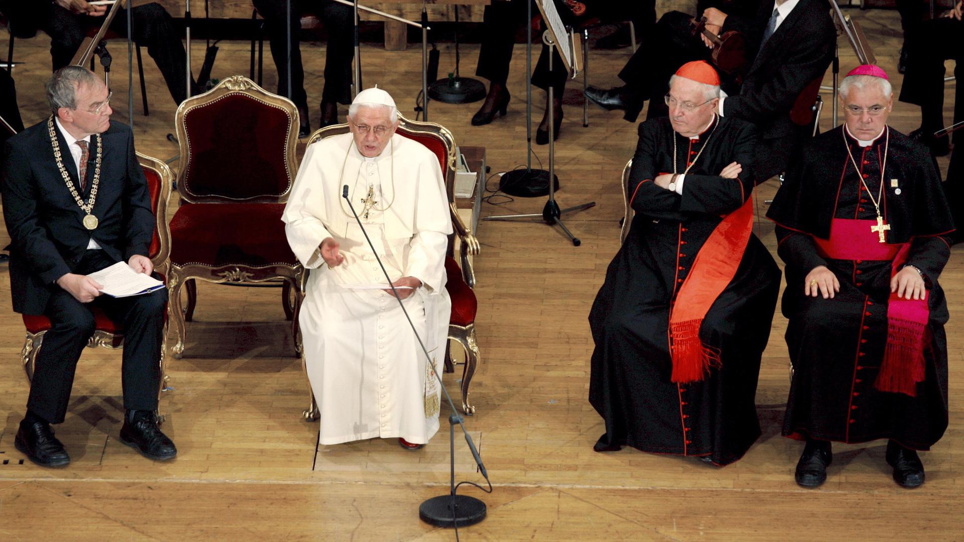 Papst Benedikt: Vorlesung an Universität Regensburg